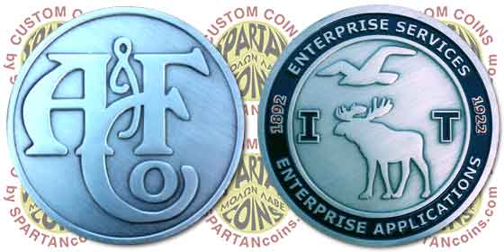 Abercrombie & Fitch Information Technology challenge coin