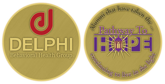 Delphi Behavioral Health Group challenge coin